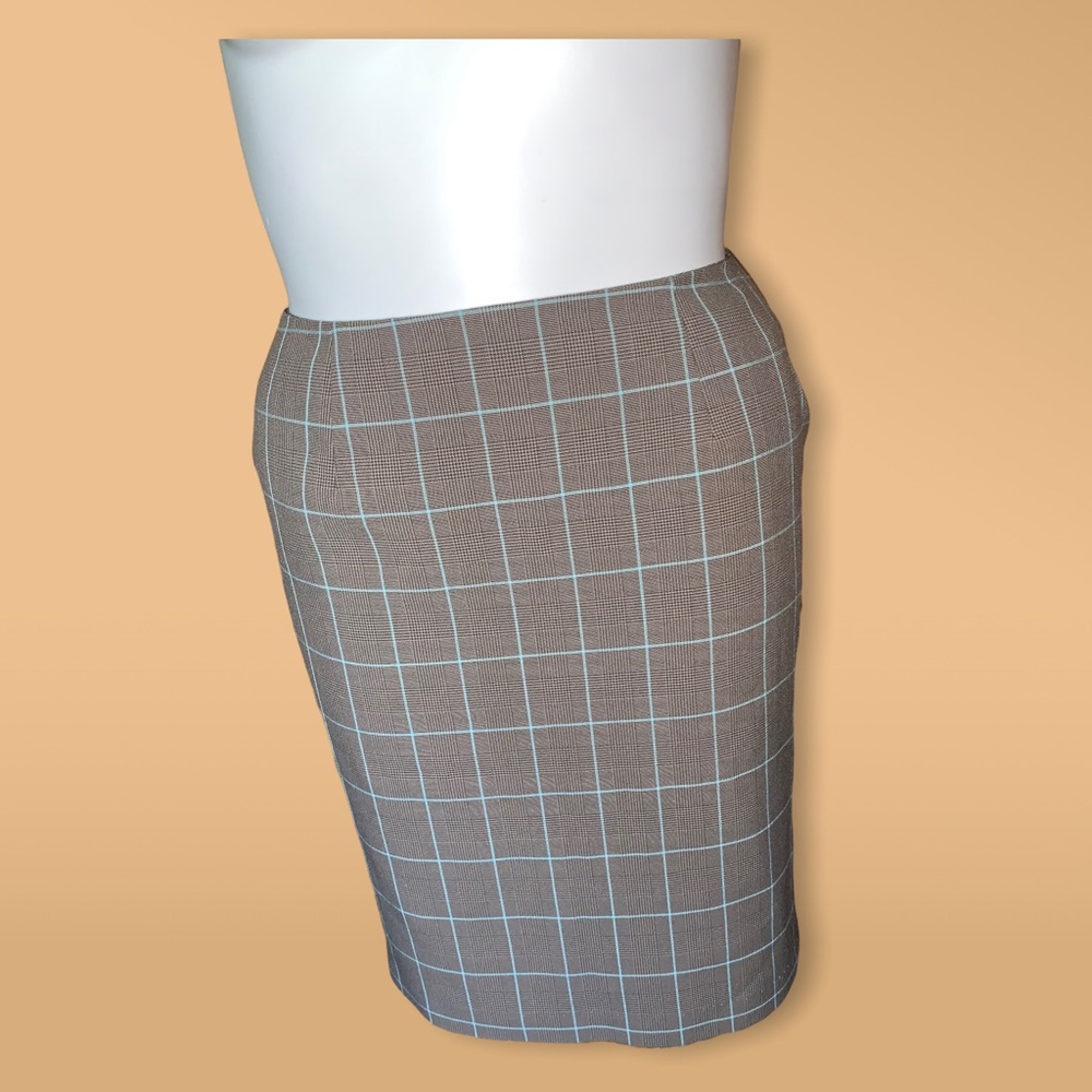 Tribeca Studio Plaid Skirt, Size 12
